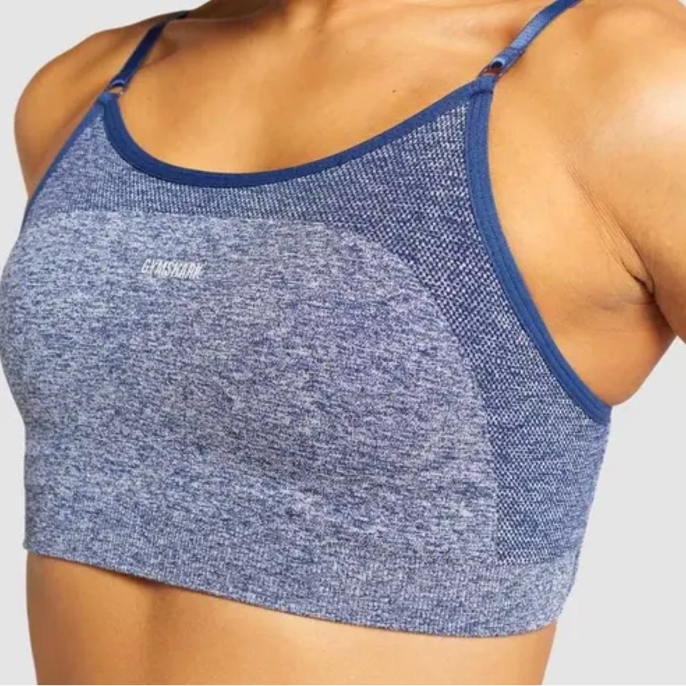Gymshark Flex Strappy Sports Bra - Navy Marl
